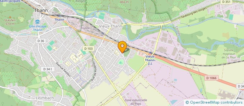 localisation de l'entreprise MADAME ISABELLE GRIESSENMANN  VIEUX-THANN