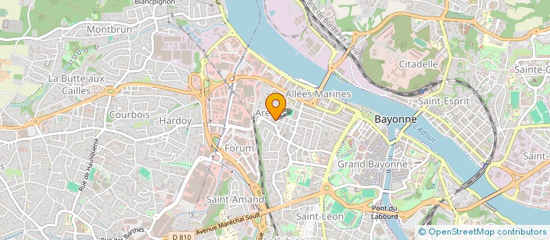 localisation de l'entreprise MADAME ISABELLE GRIGNON à BAYONNE