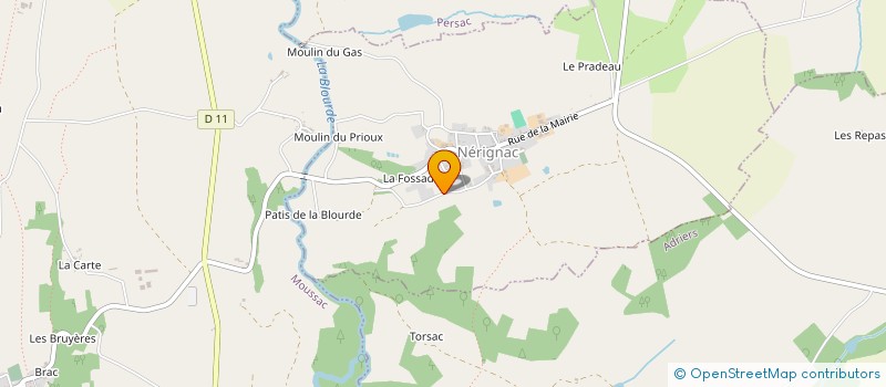 localisation de l'entreprise MADAME ISABELLE GRIMAL à NERIGNAC