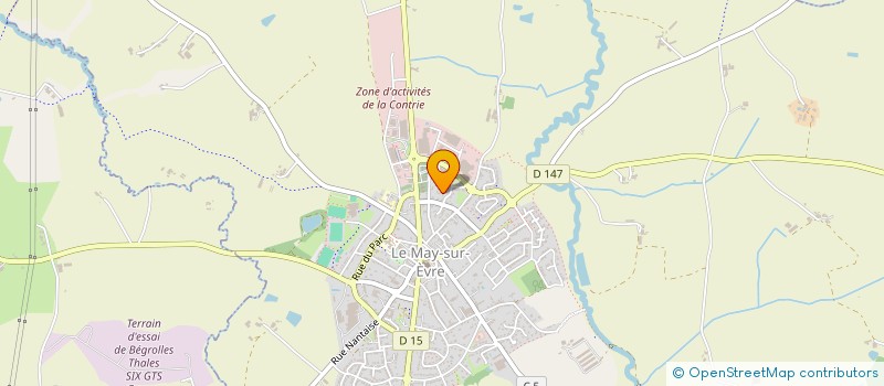 localisation de l'entreprise MADAME ISABELLE GRIMAULT  LE MAY-SUR-EVRE