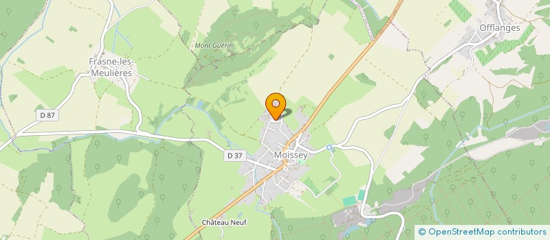 localisation de l'entreprise MADAME ISABELLE GROS  MOISSEY