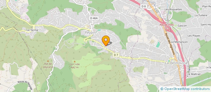 localisation de l'entreprise MADAME ISABELLE GUENDOUZ  PEYPIN