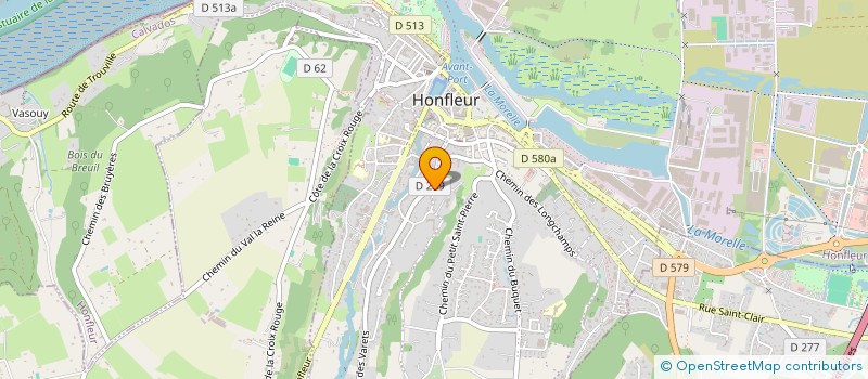 localisation de l'entreprise MADAME ISABELLE GUERARD à HONFLEUR