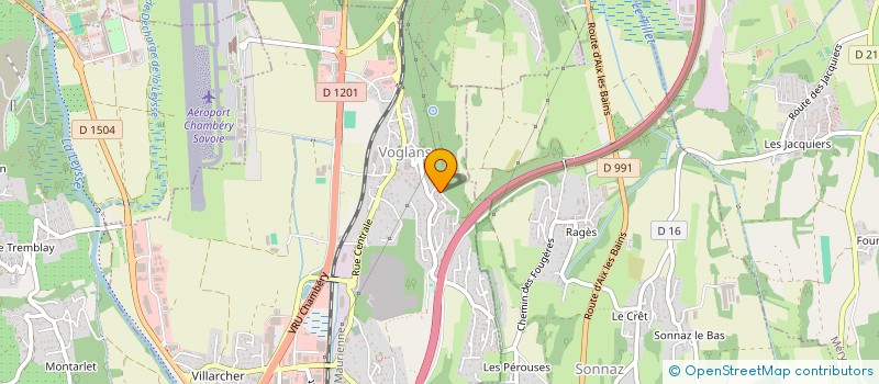 localisation de l'entreprise MADAME ISABELLE GUERET  VOGLANS