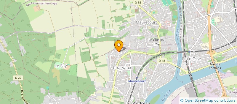 localisation de l'entreprise MADAME ISABELLE GUGLIELMI  ANDRESY