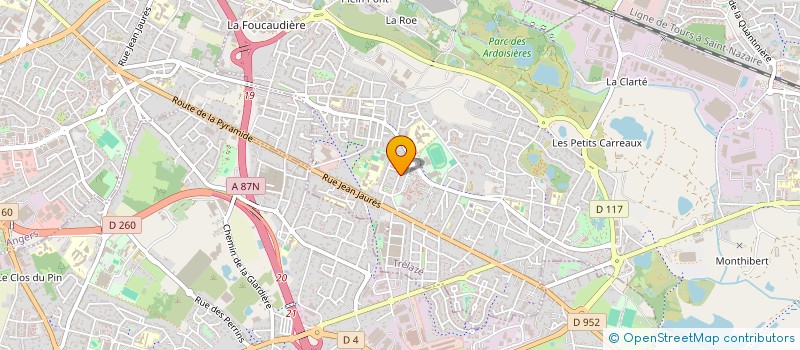 localisation de l'entreprise MADAME ISABELLE GUICHARD à TRELAZE