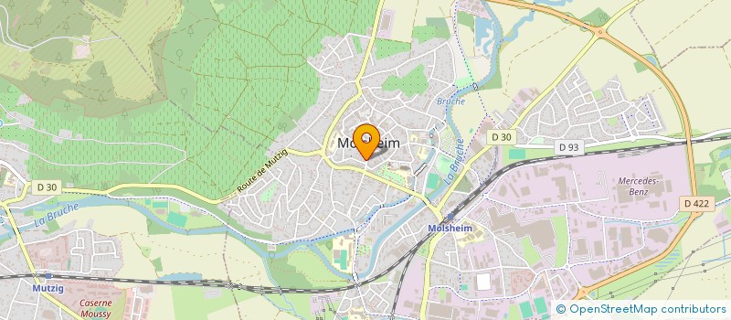 localisation de l'entreprise MADAME ISABELLE GUICHAUX  MOLSHEIM