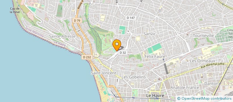 localisation de l'entreprise MADAME ISABELLE GUICHON à LE HAVRE