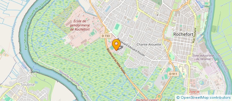 localisation de l'entreprise MADAME ISABELLE GUIENNET  ROCHEFORT