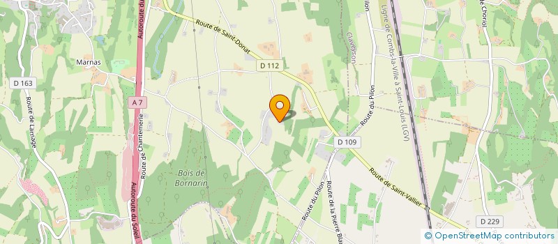 localisation de l'entreprise MADAME ISABELLE GUIGARD  SAINT-BARTHELEMY-DE-VALS