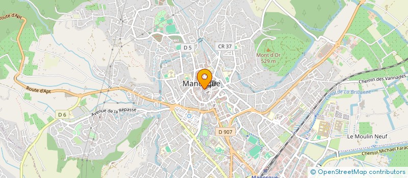 localisation de l'entreprise MADAME ISABELLE GUILBERT à MANOSQUE