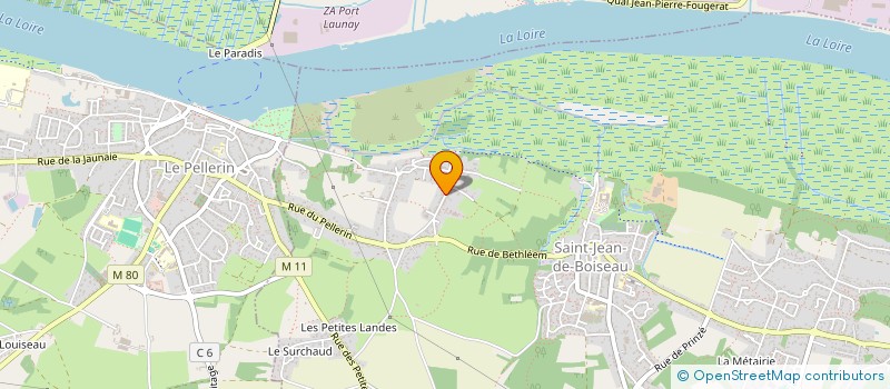 localisation de l'entreprise MADAME ISABELLE GUILLAUD  LE PELLERIN