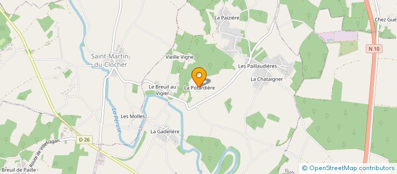 localisation de l'entreprise MADAME ISABELLE GUILLAUD à BERNAC