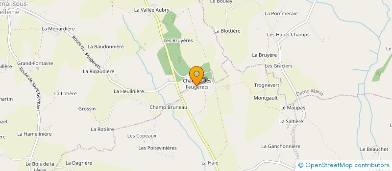 localisation de l'entreprise MADAME ISABELLE GUILLET à LA CHAPELLE-SOUEF