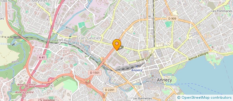 localisation de l'entreprise MADAME ISABELLE GUILLON  ANNECY