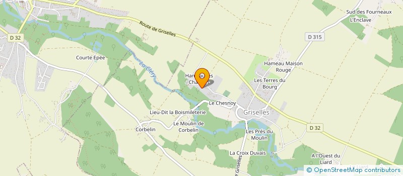 localisation de l'entreprise MADAME ISABELLE GUILLON  GRISELLES
