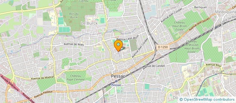 localisation de l'entreprise MADAME ISABELLE GUILLOT  PESSAC