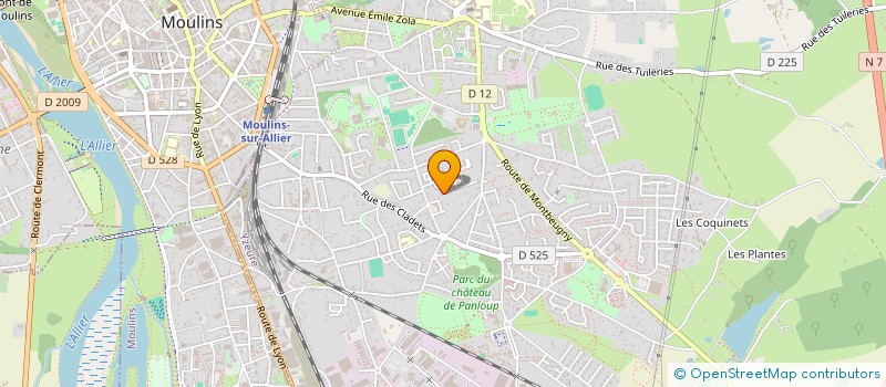 localisation de l'entreprise MADAME ISABELLE GUILLOU  YZEURE