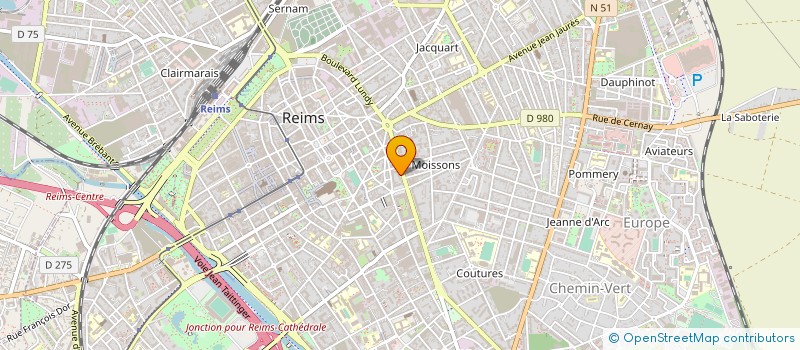 localisation de l'entreprise MADAME ISABELLE GUILMART  REIMS