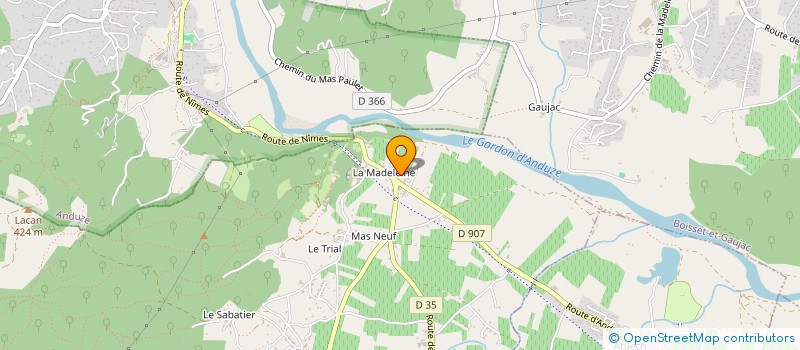 localisation de l'entreprise MADAME ISABELLE GUIN  TORNAC