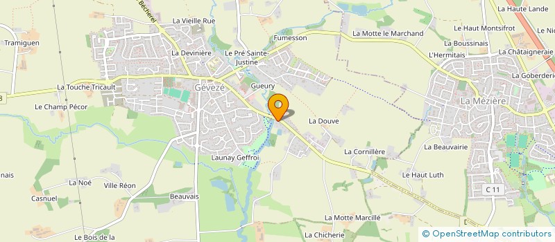 localisation de l'entreprise MADAME ISABELLE GUINES à GEVEZE