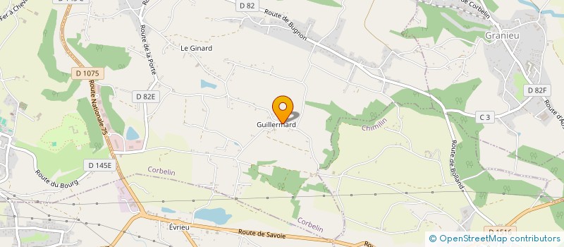 localisation de l'entreprise MADAME ISABELLE GUINET  CORBELIN