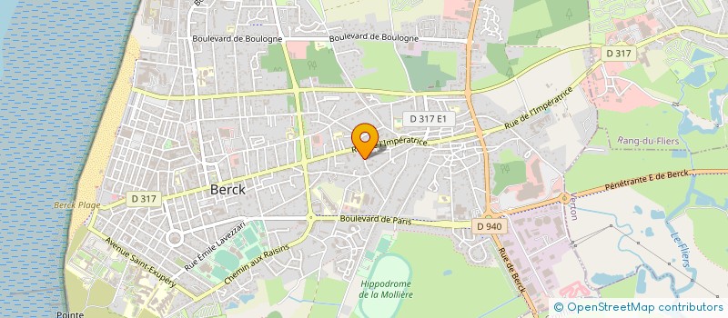 localisation de l'entreprise MADAME ISABELLE GUIRAUD à BERCK