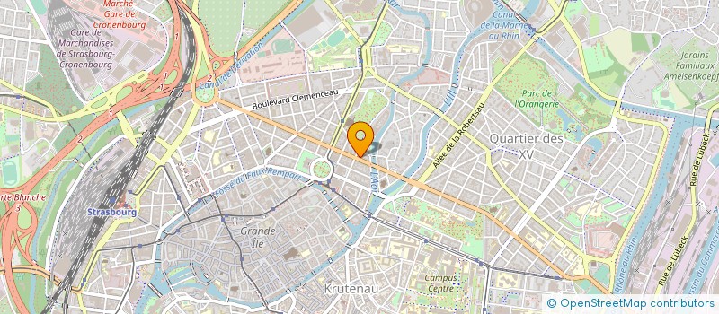 localisation de l'entreprise MADAME ISABELLE GUIS à STRASBOURG