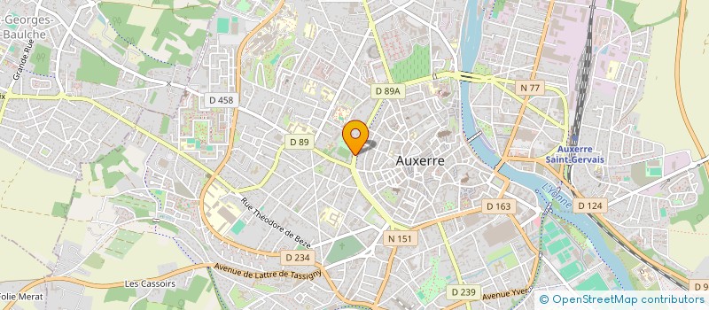 localisation de l'entreprise MADAME ISABELLE GUITTARD à AUXERRE