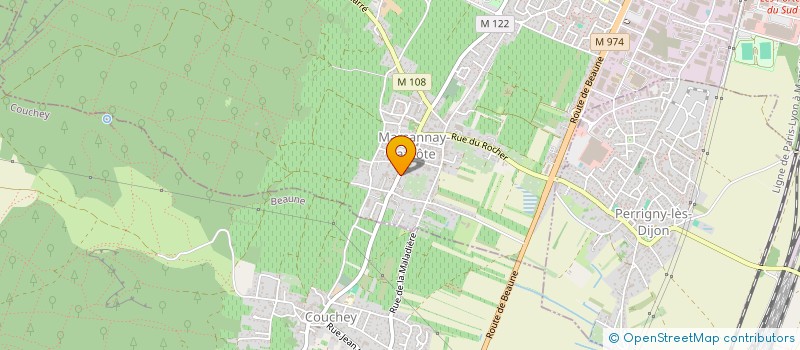 localisation de l'entreprise MADAME ISABELLE GUYARD à MARSANNAY-LA-COTE