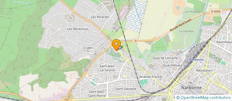 localisation de l'entreprise MADAME ISABELLE GUYLAINE SY GRAU  NARBONNE