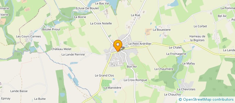 localisation de l'entreprise MADAME ISABELLE GUYOT  FEINS