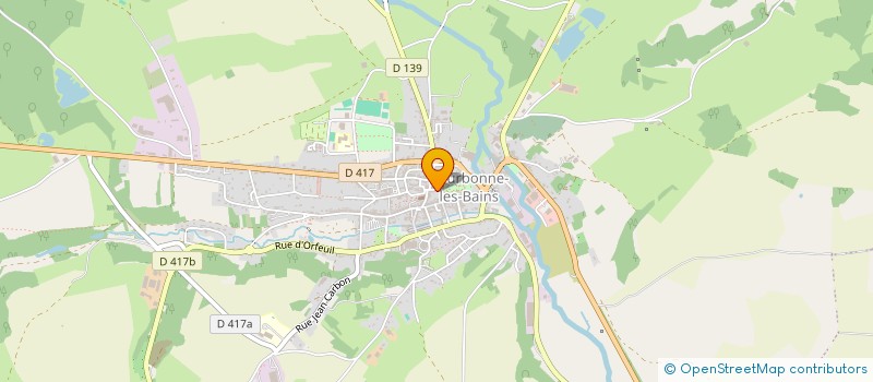 localisation de l'entreprise MADAME ISABELLE GUYOT à BOURBONNE-LES-BAINS