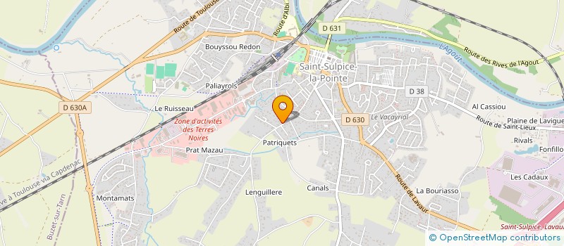 localisation de l'entreprise MADAME ISABELLE HAELVOET à SAINT-SULPICE-LA-POINTE