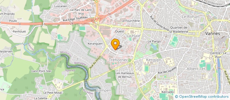 localisation de l'entreprise MADAME ISABELLE HALIPPRE à VANNES