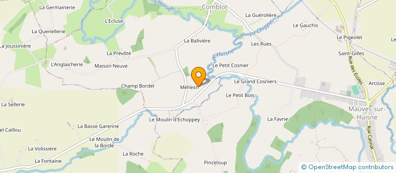 localisation de l'entreprise MADAME ISABELLE HAMON à COMBLOT