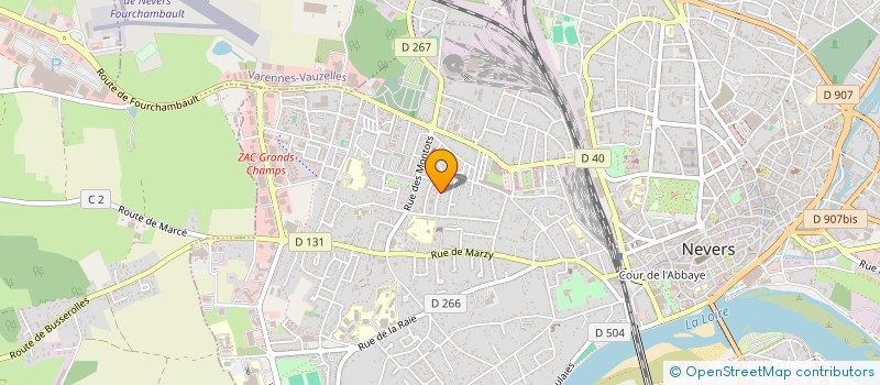 localisation de l'entreprise MADAME ISABELLE HAMONIER à NEVERS