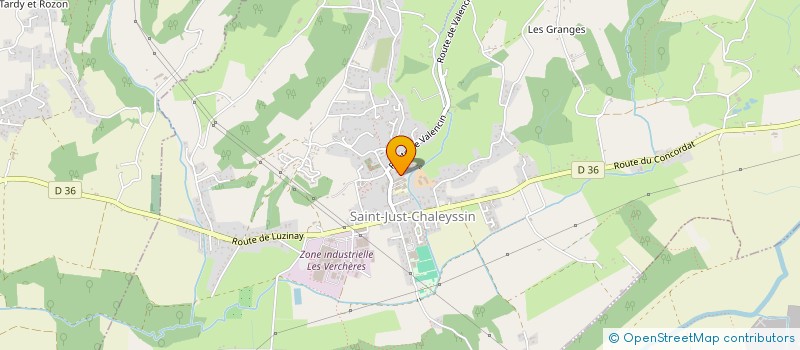 localisation de l'entreprise MADAME ISABELLE HAMOTTE  SAINT-JUST-CHALEYSSIN