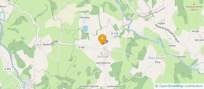 localisation de l'entreprise MADAME ISABELLE HANISQUIRY  IROULEGUY