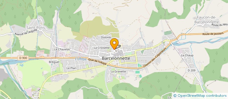 localisation de l'entreprise MADAME ISABELLE HANRIAT à BARCELONNETTE
