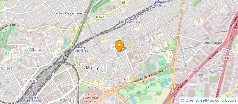 localisation de l'entreprise MADAME ISABELLE HARDUIN à MASSY