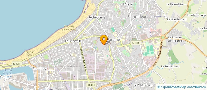localisation de l'entreprise MADAME ISABELLE HARDY à SAINT-MALO