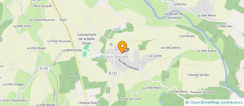 localisation de l'entreprise MADAME ISABELLE HARNOIS à SAINT-SERVANT