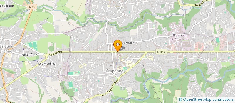 localisation de l'entreprise MADAME ISABELLE HASENEAU  CRAPONNE