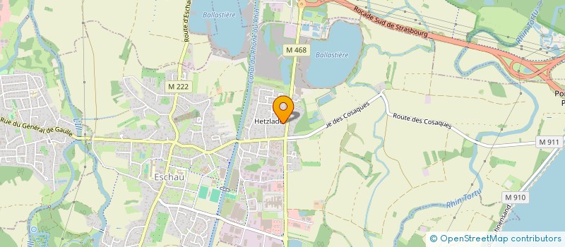 localisation de l'entreprise MADAME ISABELLE HASER DIT BALDNER  ESCHAU