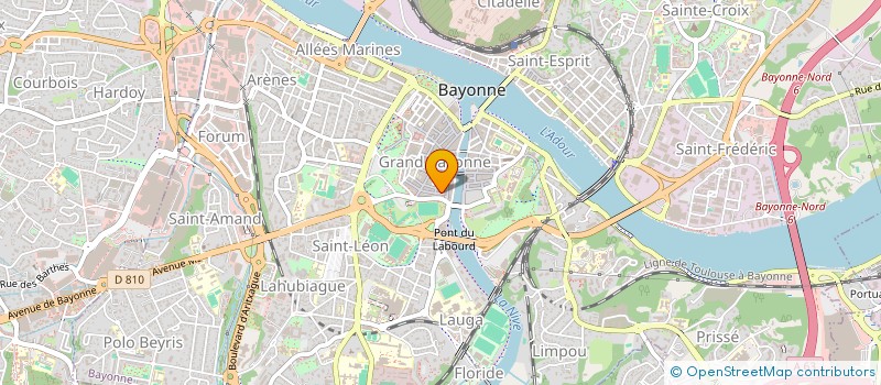 localisation de l'entreprise MADAME ISABELLE HASTOY à BAYONNE