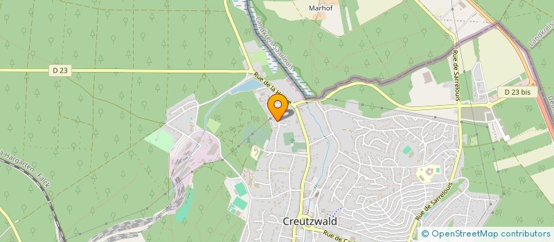 localisation de l'entreprise MADAME ISABELLE HAUTH  CREUTZWALD