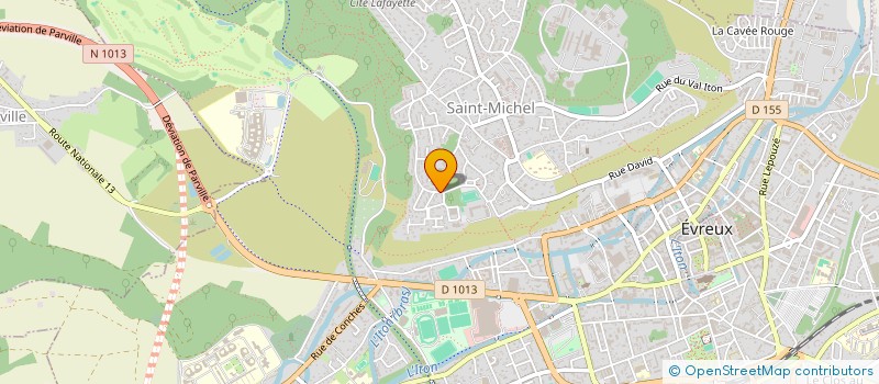 localisation de l'entreprise MADAME ISABELLE HEBERT  EVREUX