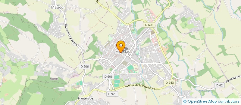 localisation de l'entreprise MADAME ISABELLE HEGUILEIN  MORLAAS