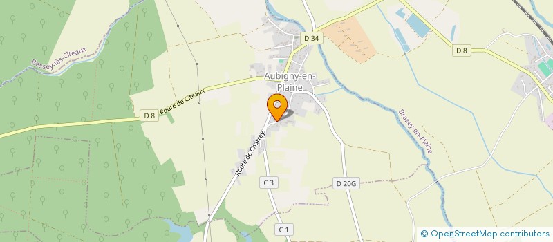 localisation de l'entreprise MADAME ISABELLE HEITZMANN  AUBIGNY-EN-PLAINE